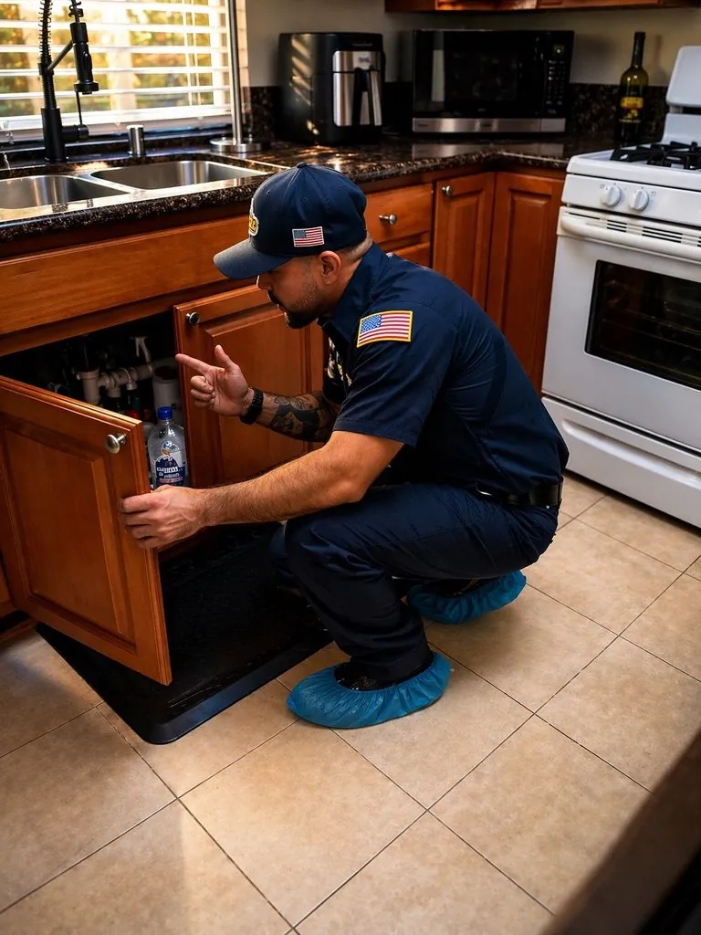 Plumbing preventative maintenance inspection
